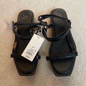 Black Strappy Sandals